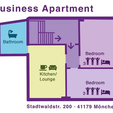 Apartmán Gaestewohnung Rheindahlen Mönchengladbach