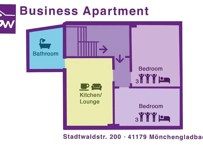 Appartement Gaestewohnung Rheindahlen Mönchengladbach